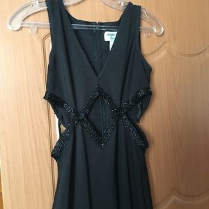Black evening dress